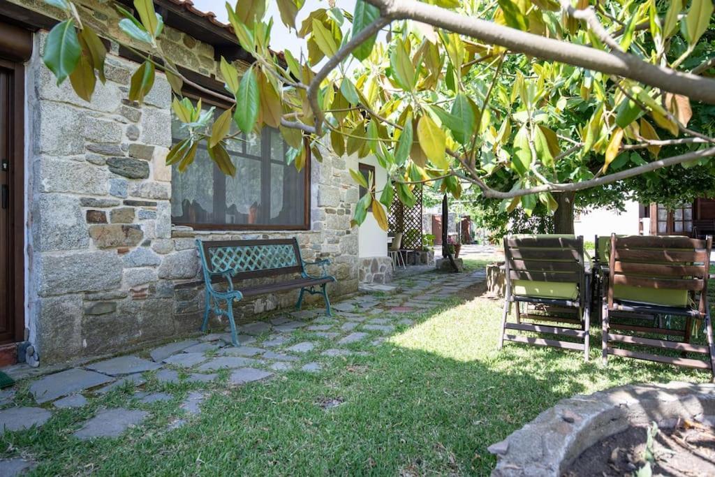 Traditionelles Appartement Athos Shadow Am Meer Paralia Sikias Ngoại thất bức ảnh
