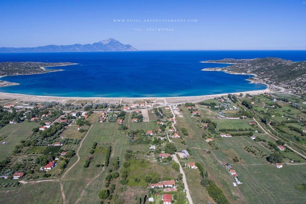 Traditionelles Appartement Athos Shadow Am Meer Paralia Sikias Ngoại thất bức ảnh