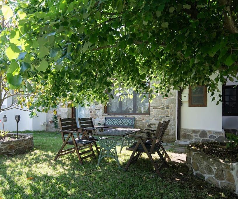 Traditionelles Appartement Athos Shadow Am Meer Paralia Sikias Ngoại thất bức ảnh